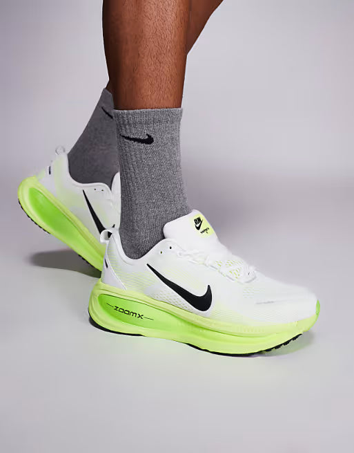 NIKE VOMERO 18 Blanco Verde electrico