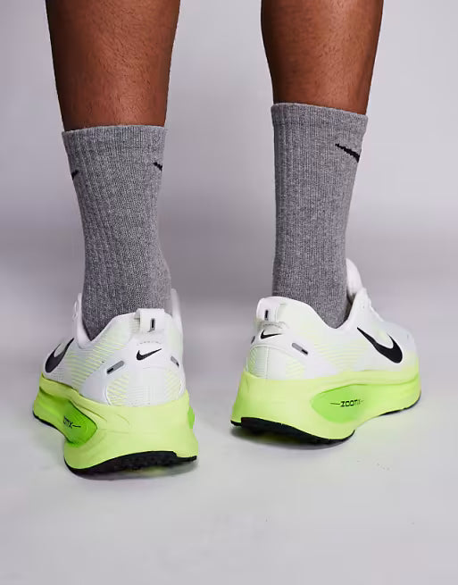 NIKE VOMERO 18 Blanco Verde electrico